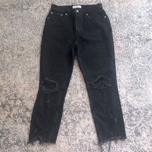 Abercrombie High Rise Mom Jean